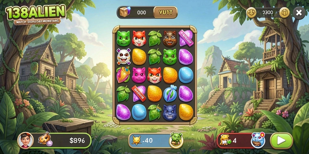 Tampilan gameplay 138ALIEN yang menarik dan penuh warna.
