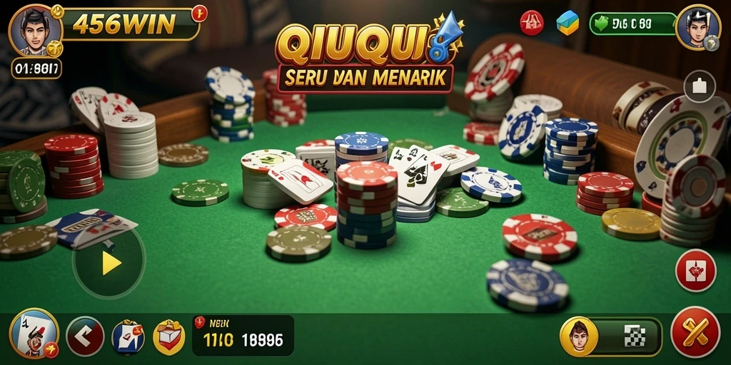 Gameplay seru QiuQiu di 456WIN dengan tampilan menarik.