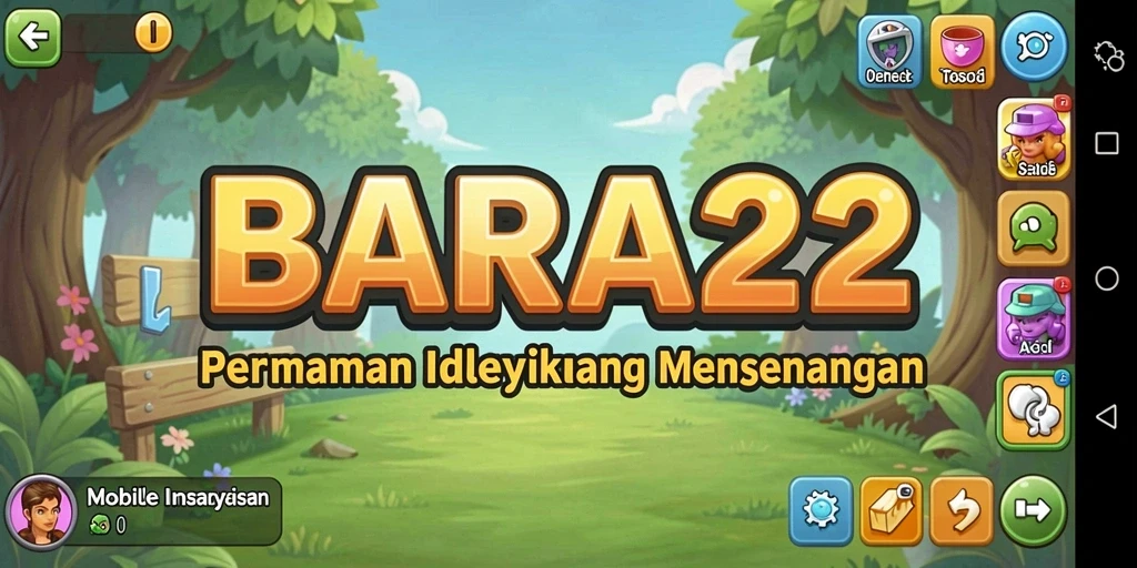 Tampilan gameplay BARA22 yang menarik dan adiktif.