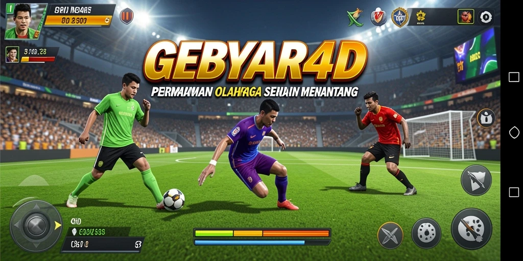 Tampilan gameplay seru dari GEBYAR4D yang memukau.