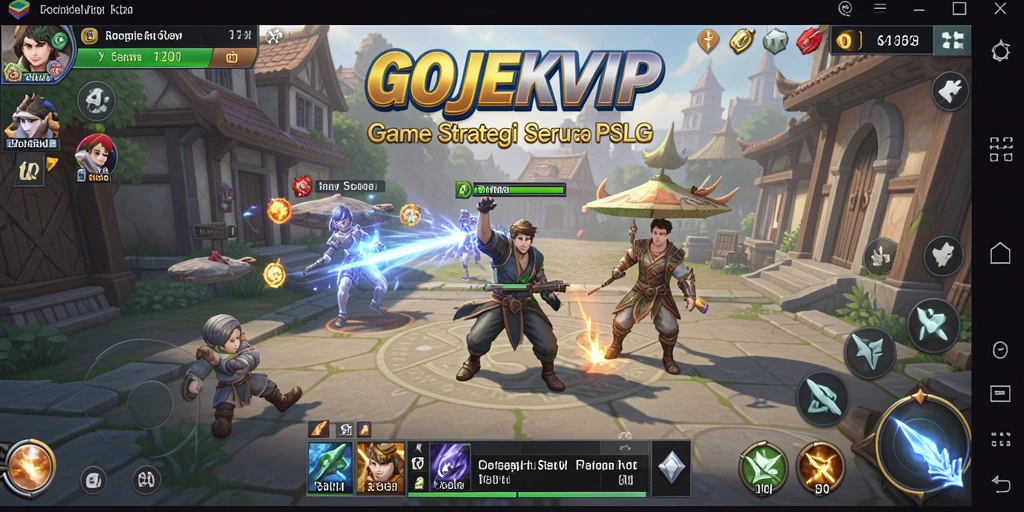 Tampilan gameplay seru yang menampilkan strategi SLG.