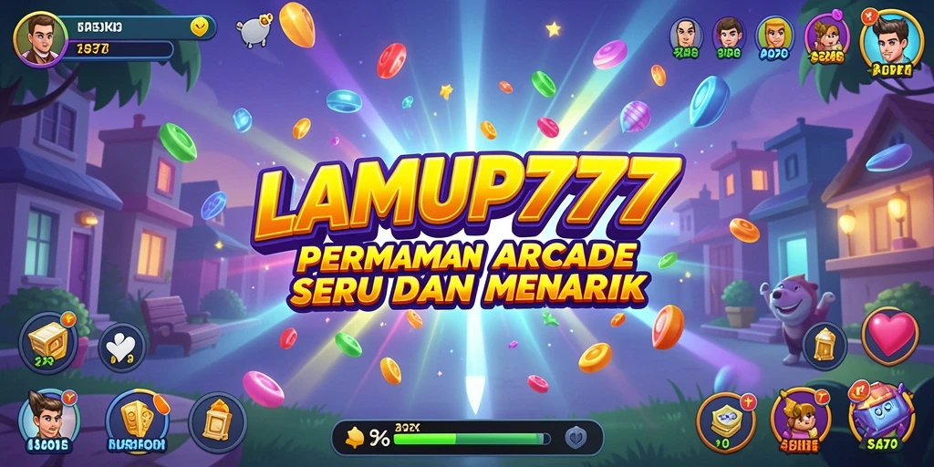 Tampilan gameplay LAMPU777 yang penuh warna dan seru.