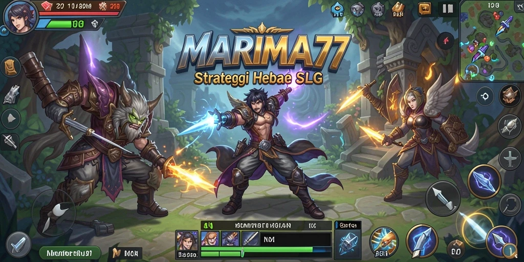 Tampilan gameplay <strong>MARIMA77</strong> yang seru dan strategis.