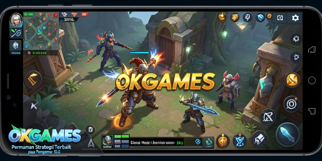 Screenshot permainan OKGAMES dengan gameplay yang menarik di dunia SLG.