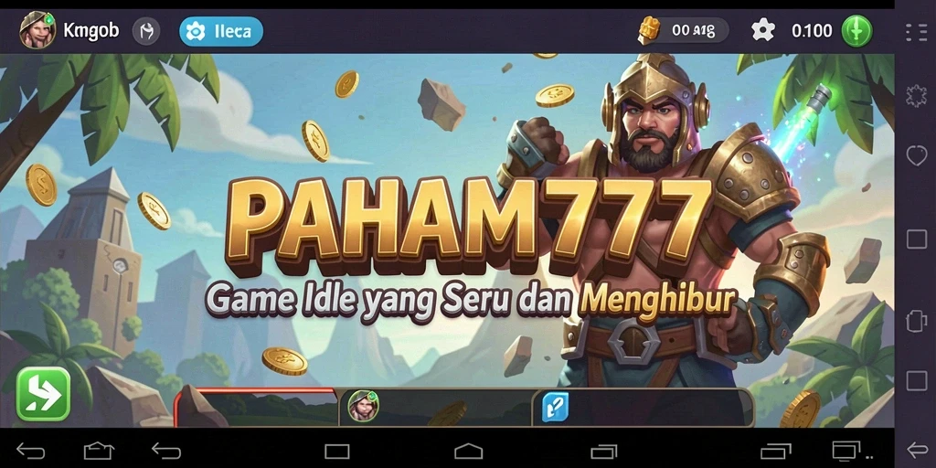 Tampilan gameplay <strong>PAHAM777</strong> yang menarik dan penuh warna.