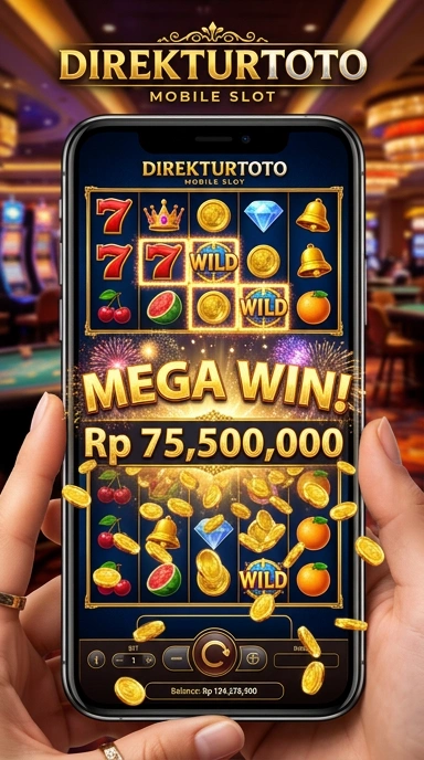 Tampilan beranda aplikasi direkturtoto yang menarik.